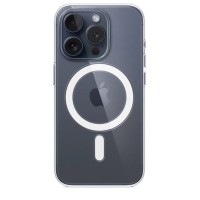 Прозрачный чехол MagSafe для iPhone 15 Pro Max