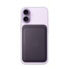 Кожаный кошелёк FineWoven с MagSafe для iPhone 17, "Black"