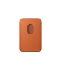 Кожаный кошелёк FineWoven с MagSafe для iPhone 17, "Fox Orange"