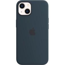 Чехол Silicone Case для iPhone 13, силикон, "голубая бездна"
