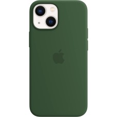 Чехол Silicone Case для iPhone 13, силикон, "клевер"