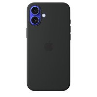 Чехол Silicone Case с MagSafe для iPhone 16 Plus, силикон, "Black"