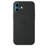 Чехол Silicone Case с MagSafe для iPhone 16 Plus, силикон, "Black"
