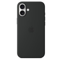 Чехол Silicone Case с MagSafe для iPhone 16 Plus, силикон, "Black"