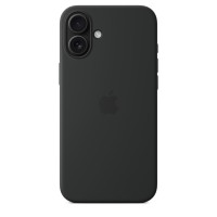 Чехол Silicone Case с MagSafe для iPhone 16 Plus, силикон, "Black"