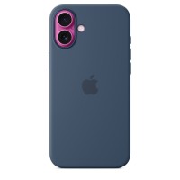 Чехол Silicone Case с MagSafe для iPhone 16 Plus, силикон, "Denim"
