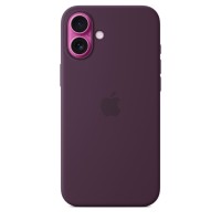 Чехол Silicone Case с MagSafe для iPhone 16 Plus, силикон, "Plum"
