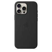 Чехол Silicone Case с MagSafe для iPhone 16 Pro Max, силикон, "Black"