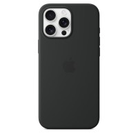 Чехол Silicone Case с MagSafe для iPhone 16 Pro Max, силикон, "Black"