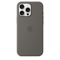 Чехол Silicone Case с MagSafe для iPhone 16 Pro Max, силикон, "Stone Gray"