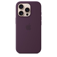 Чехол Silicone Case с MagSafe для iPhone 16 Pro, силикон, "Plum"