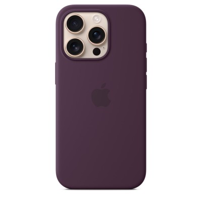 Чехол Silicone Case с MagSafe для iPhone 16 Pro, силикон, "Plum"