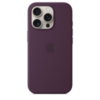 Чехол Silicone Case с MagSafe для iPhone 16 Pro, силикон, "Plum"