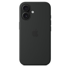 Чехол Silicone Case с MagSafe для iPhone 16, силикон, "Black"