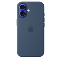 Чехол Silicone Case с MagSafe для iPhone 16, силикон, "Denim"