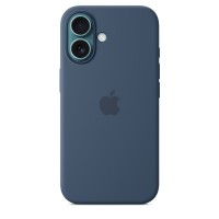 Чехол Silicone Case с MagSafe для iPhone 16, силикон, "Denim"