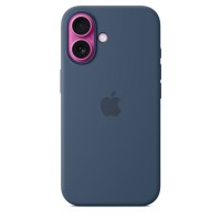 Чехол Silicone Case с MagSafe для iPhone 16, силикон, "Denim"