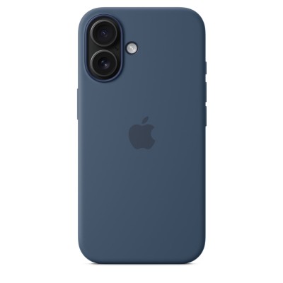 Чехол Silicone Case с MagSafe для iPhone 16, силикон, "Denim"