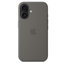 Чехол Silicone Case с MagSafe для iPhone 16, силикон, "Stone Gray"