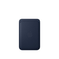Кожаный кошелёк FineWoven с MagSafe для iPhone 16 Pro Max, тёмно-синий