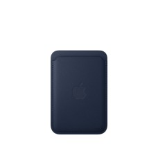 Кожаный кошелёк FineWoven с MagSafe для iPhone 16 Pro Max, тёмно-синий