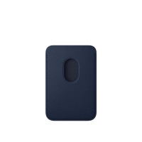 Кожаный кошелёк FineWoven с MagSafe для iPhone 16 Pro Max, тёмно-синий