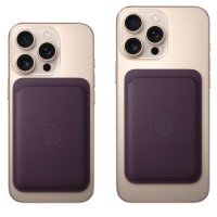 Кожаный кошелёк FineWoven с MagSafe для iPhone 16 Pro Max, чёрный