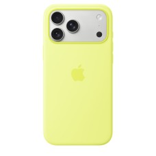 Чехол Silicone Case с MagSafe для iPhone 17 Pro Max, "Neon Yellow"