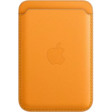 Чехол-бумажник Apple MagSafe для iPhone 12 / 12 Pro, кожа, «золотой апельсин»