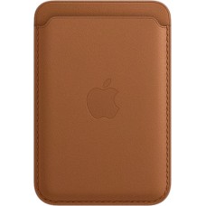 Чехол-бумажник Apple MagSafe для iPhone 12 / 12 Pro, кожа, золотисто-коричневый