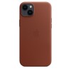 Кожаный чехол Leather Case для iPhone 14 Plus, "коричневый"