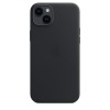 Кожаный чехол Leather Case для iPhone 14 Plus, "тёмная ночь"