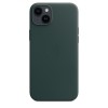Кожаный чехол Leather Case для iPhone 14 Plus, "зелёный"