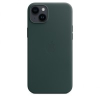 Кожаный чехол Leather Case для iPhone 14 Plus, "зелёный"