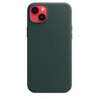 Кожаный чехол Leather Case для iPhone 14 Plus, "зелёный"