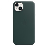 Кожаный чехол Leather Case для iPhone 14 Plus, "зелёный"