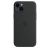 Чехол Silicone Case для iPhone 14 Plus, силикон, "тёмная ночь"