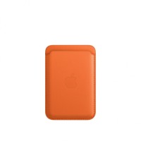 Кожаный кошелёк для iPhone 15 с MagSafe, "оранжевый"