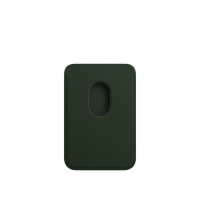 Кожаный кошелёк для iPhone 15 с MagSafe, "зелёный"