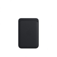 Кожаный кошелёк для iPhone 14 Pro с MagSafe, "тёмная ночь"