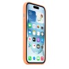 Чехол Silicone Case для iPhone 15, силикон, "Orange Sorbet"
