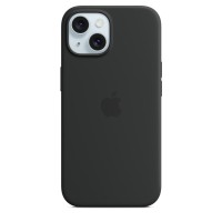 Чехол Silicone Case для iPhone 15 Plus, силикон, "Black"