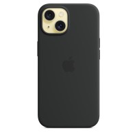 Чехол Silicone Case для iPhone 15 Plus, силикон, "Black"