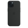 Чехол Silicone Case для iPhone 15 Plus, силикон, "Black"