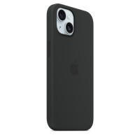 Чехол Silicone Case для iPhone 15 Plus, силикон, "Black"