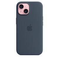 Чехол Silicone Case для iPhone 15, силикон, "Storm Blue"