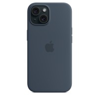 Чехол Silicone Case для iPhone 15, силикон, "Storm Blue"