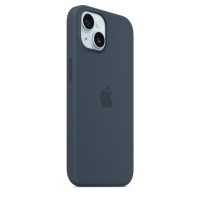 Чехол Silicone Case для iPhone 15, силикон, "Storm Blue"