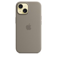 Чехол Silicone Case для iPhone 15 Plus, силикон, "Clay"