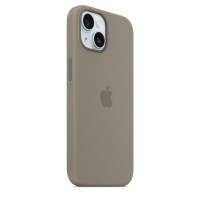 Чехол Silicone Case для iPhone 15 Plus, силикон, "Clay"